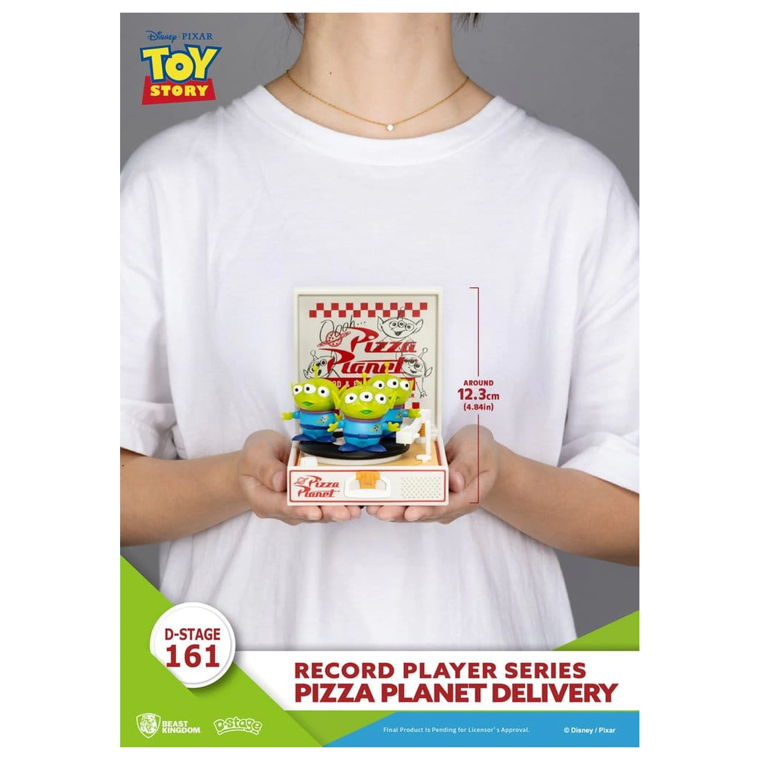 Toy Story Record Player Series PVC figura Pizza Planet Delivery 12 cm fotografija izdelka