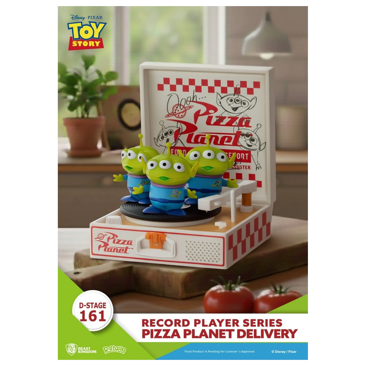 Toy Story Record Player Series PVC figura Pizza Planet Delivery 12 cm fotografija izdelka