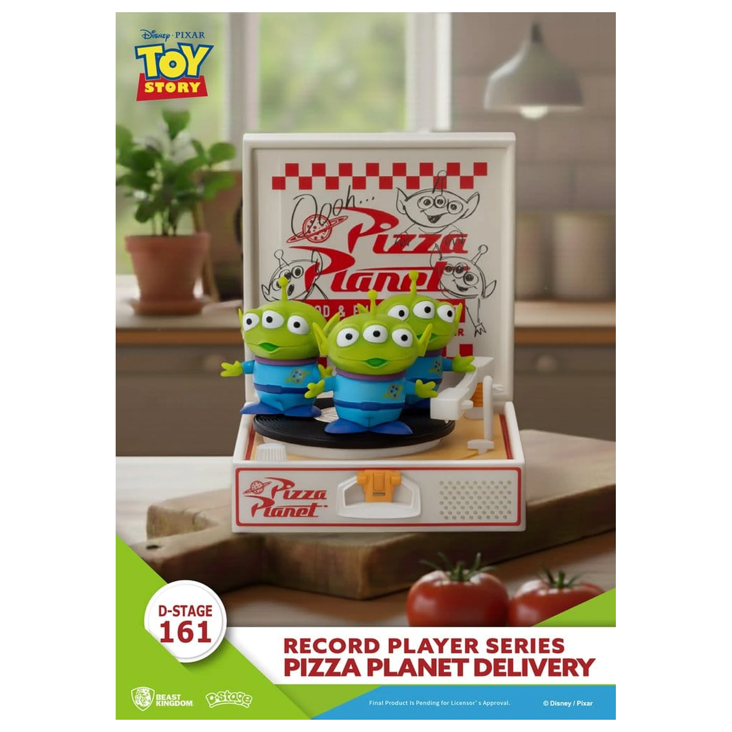 Toy Story Record Player Series PVC figura Pizza Planet Delivery 12 cm fotografija izdelka
