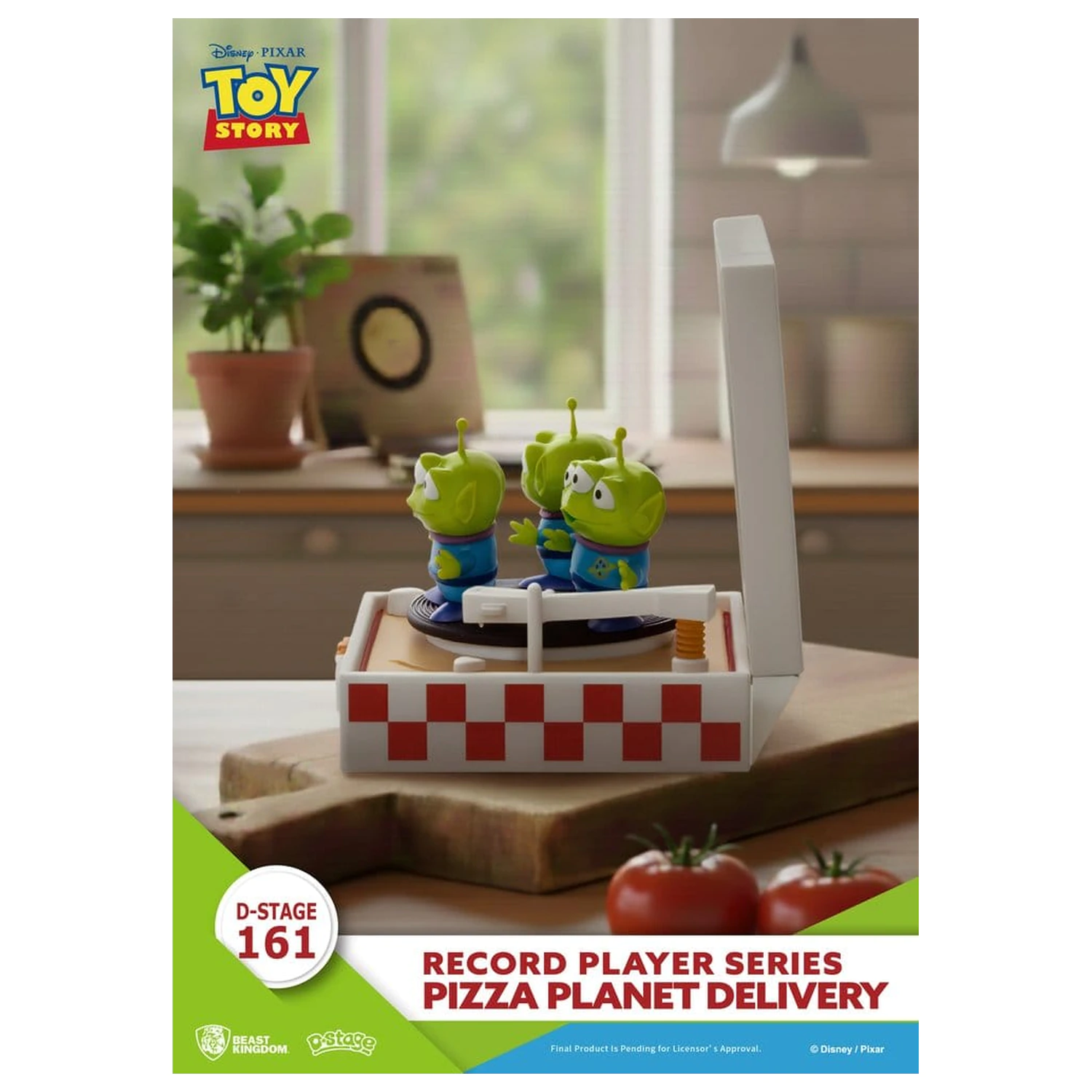 Toy Story Record Player Series PVC figura Pizza Planet Delivery 12 cm fotografija izdelka