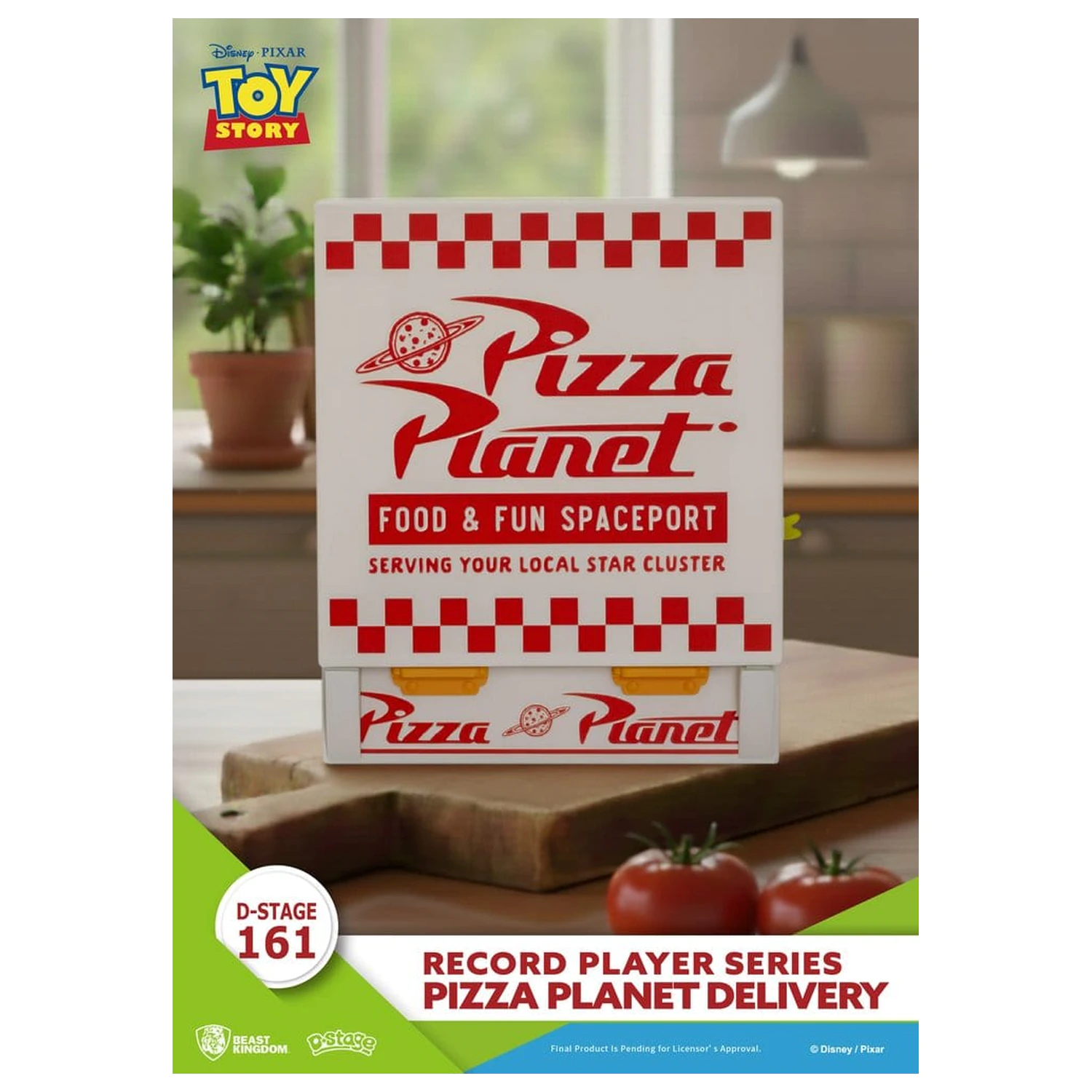 Toy Story Record Player Series PVC figura Pizza Planet Delivery 12 cm fotografija izdelka