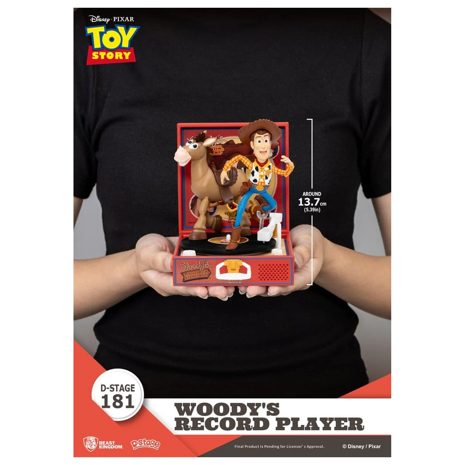 Toy Story Record Player Series PVC figura Woody's Record Player 13 cm fotografija izdelka