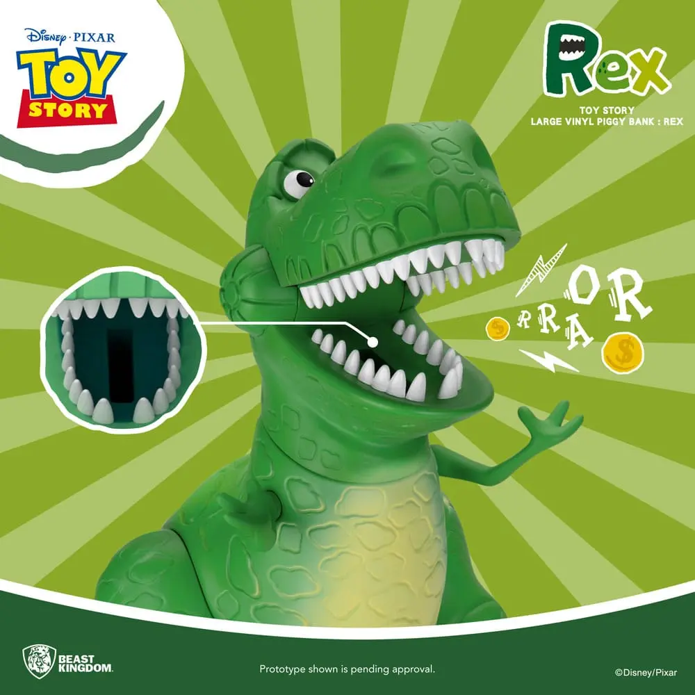 Toy Story Vinil Banka Rex 46 cm fotografija izdelka