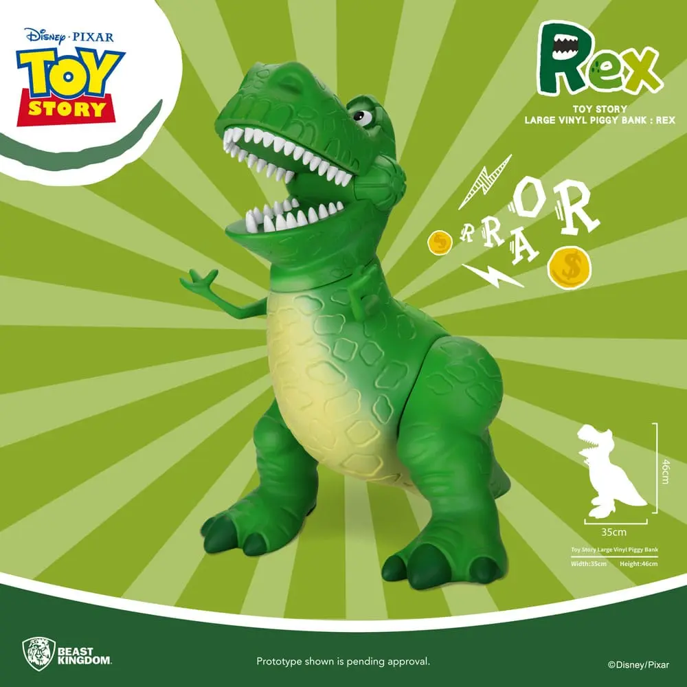 Toy Story Vinil Banka Rex 46 cm fotografija izdelka