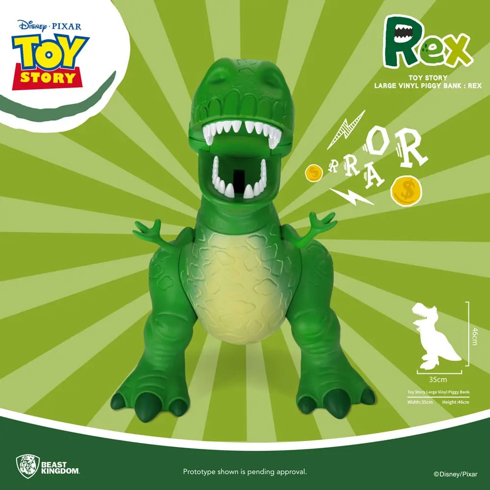 Toy Story Vinil Banka Rex 46 cm fotografija izdelka