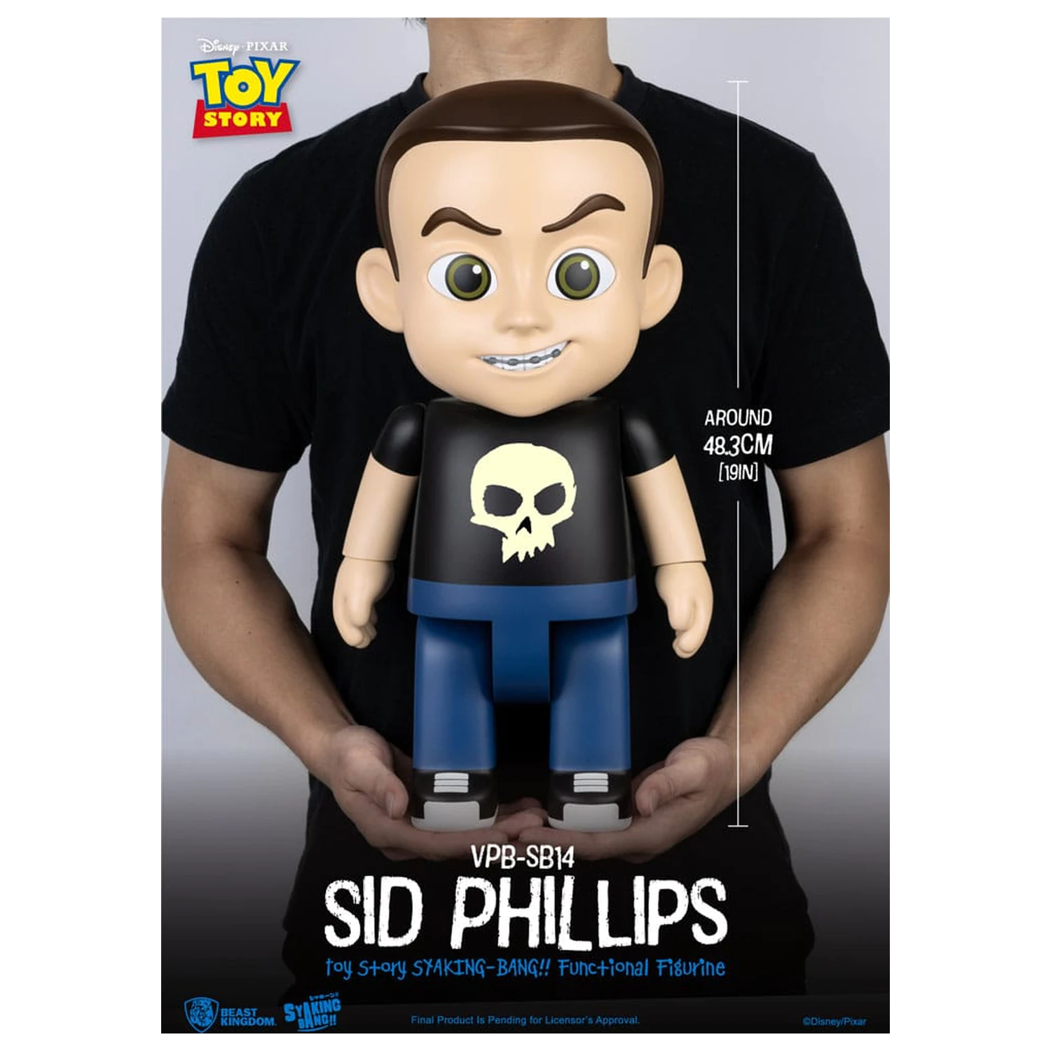 Toy Story Piggy Vinilni hranilnik Sid Phillips 48 cm fotografija izdelka