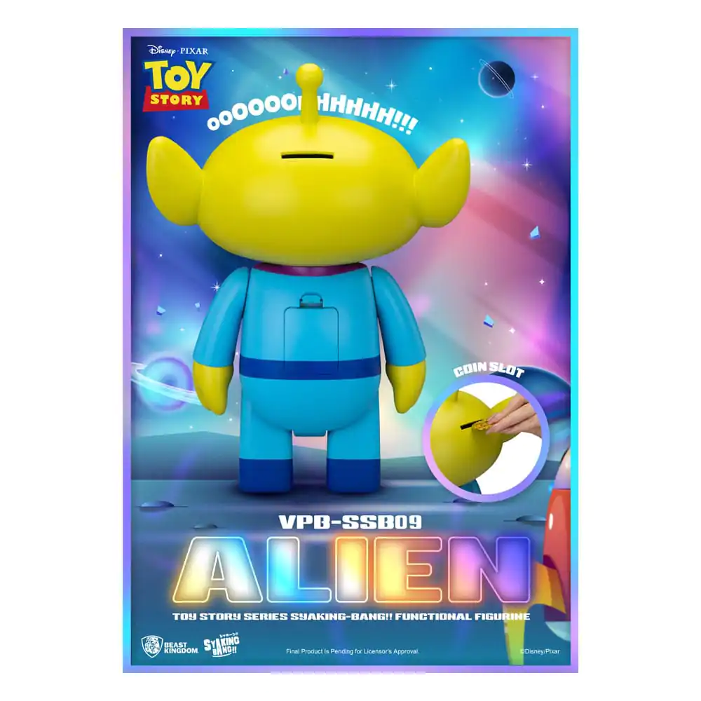 Toy Story Syaking Bang Series PVC hranilnik za kovance Alien 33 cm fotografija izdelka