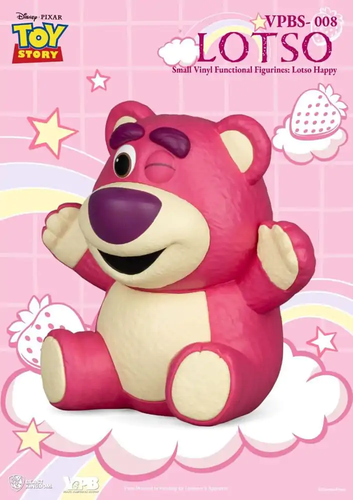 Toy Story prasiatko Vinylová banka Lotso Happy Vers. 25 cm fotografija izdelka