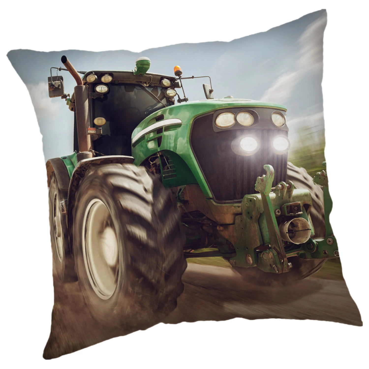 Tractor Green prevleka za vzglavnik fotografija izdelka