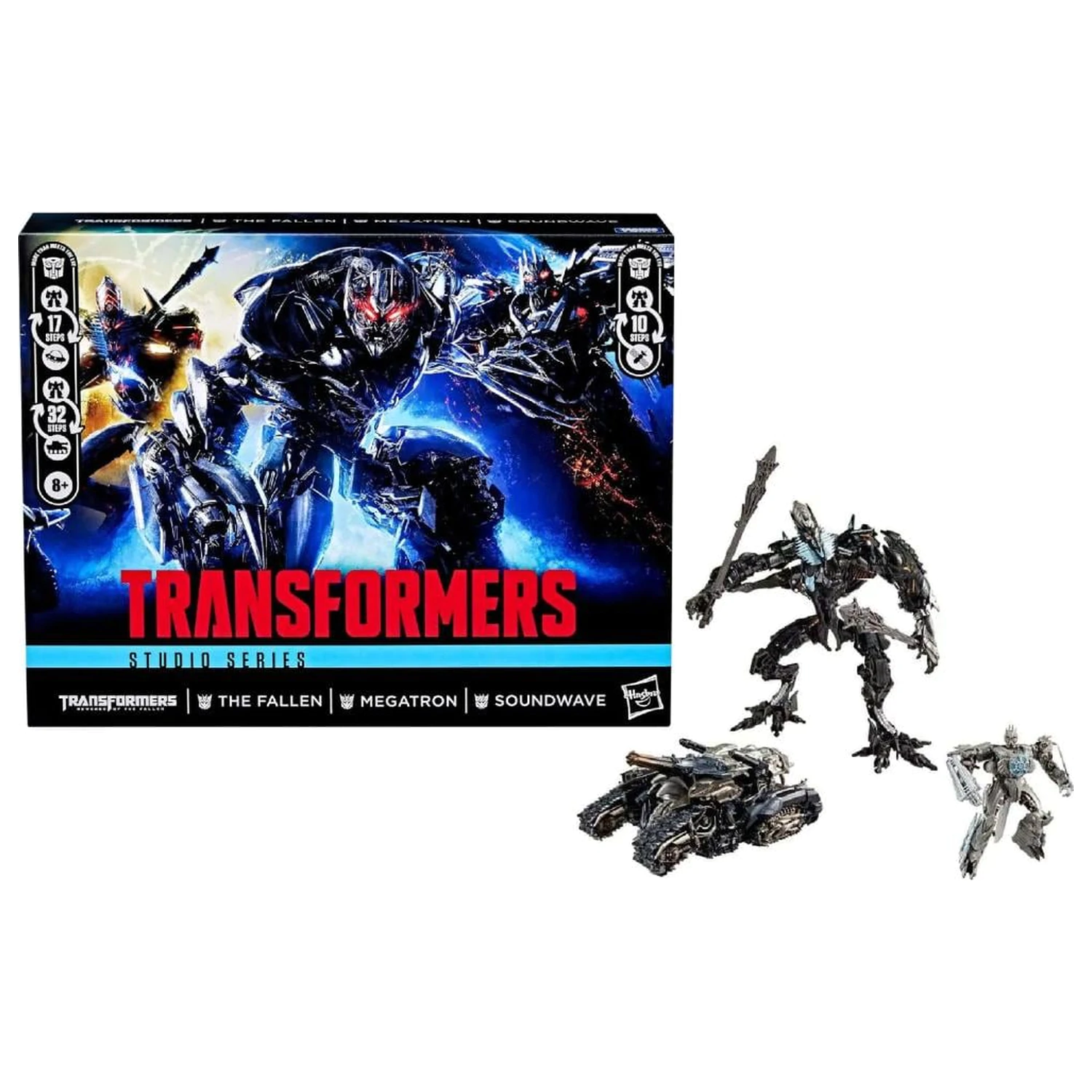Transformers 2: The Fallen, Megatron & Soundwave komplet 3 figur fotografija izdelka