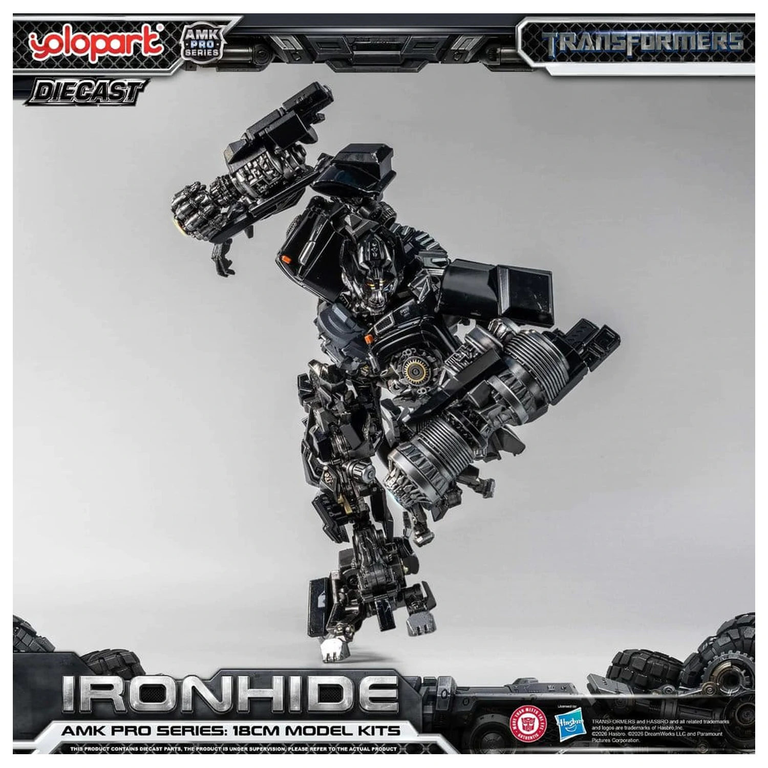 Transformers (2007) AMK PRO Series Plastic Model komplet Ironhide 18 cm fotografija izdelka