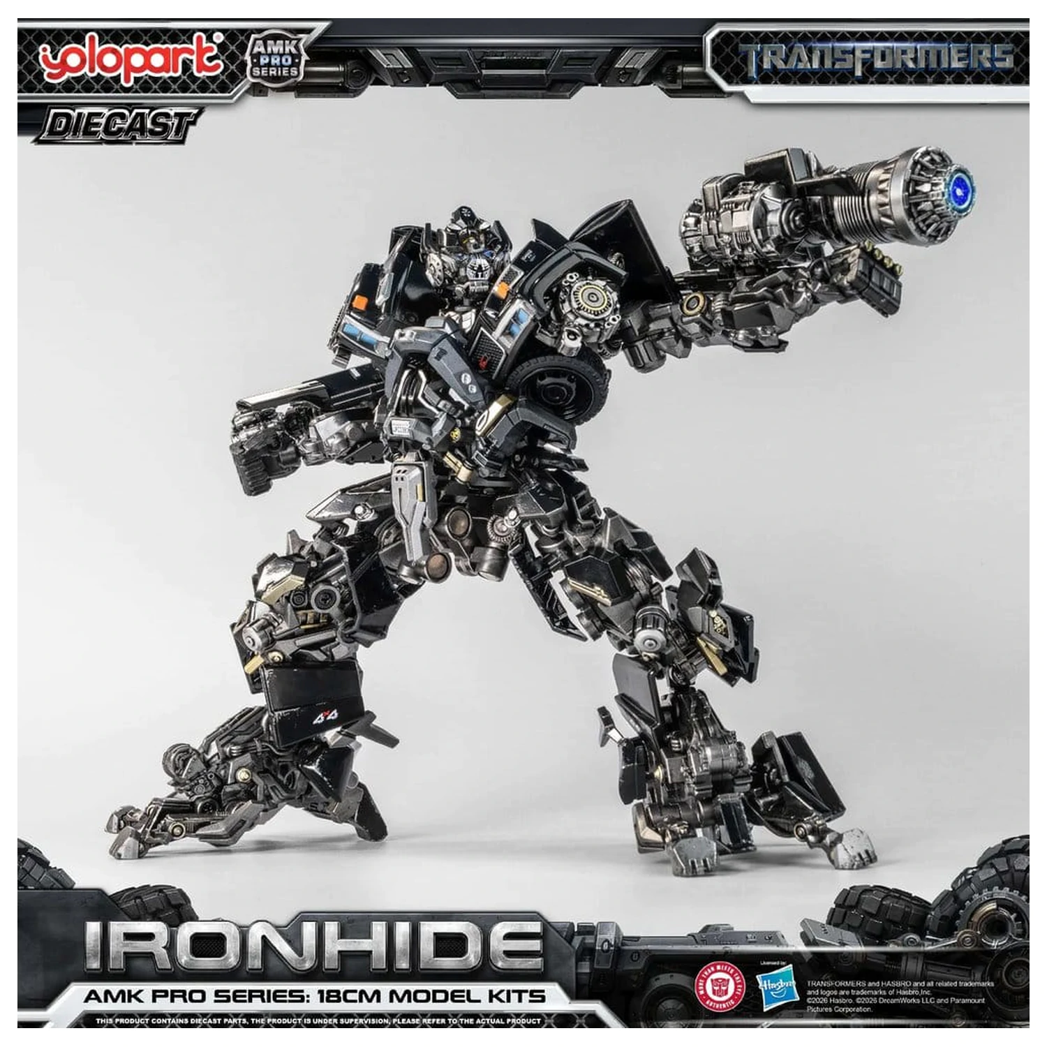Transformers (2007) AMK PRO Series Plastic Model komplet Ironhide 18 cm fotografija izdelka