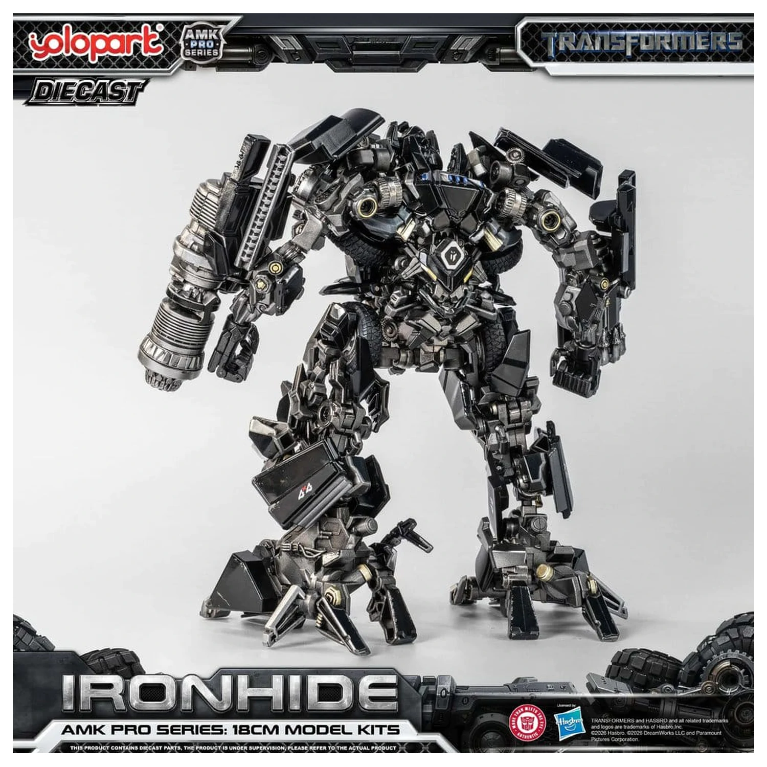 Transformers (2007) AMK PRO Series Plastic Model komplet Ironhide 18 cm fotografija izdelka