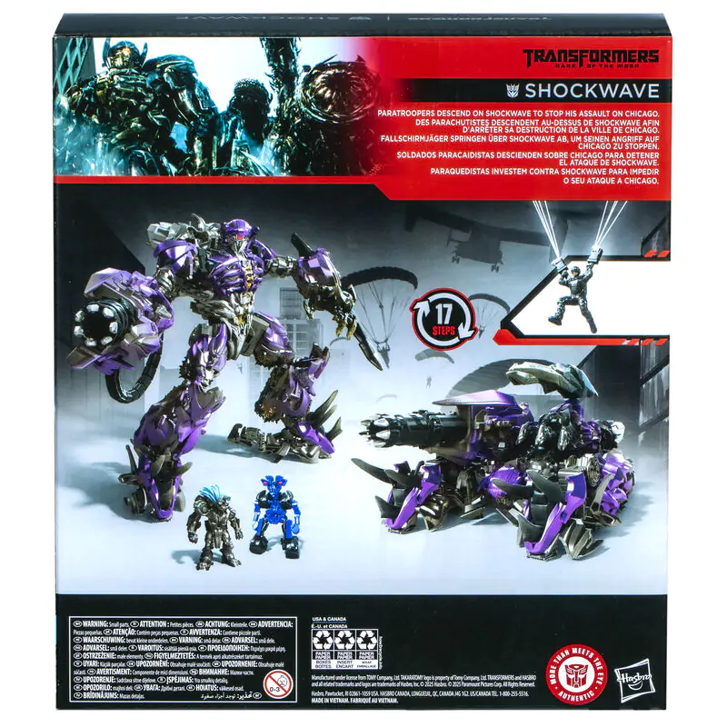 Transformers Age of Extinction Studio Series Shockwave figura 21 cm fotografija izdelka