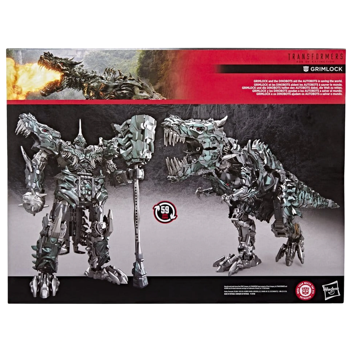 Transformers: Age of Extinction Studio Series Titan Class akcijska figura Grimlock 38 cm fotografija izdelka