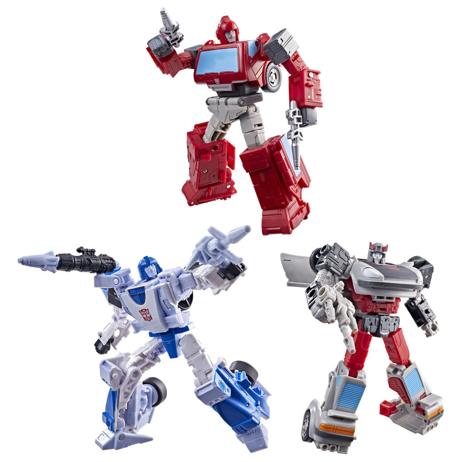Transformers Age of the Primes Atobot Mirage & Ironhide & Bluestreak set 3 figur 13-15 cm fotografija izdelka