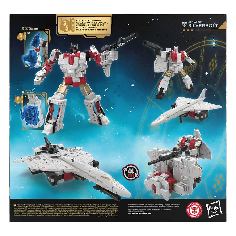 Transformers Age of the Primes Commander Class akcijska figura Aerialbot Silverbot 18 cm fotografija izdelka
