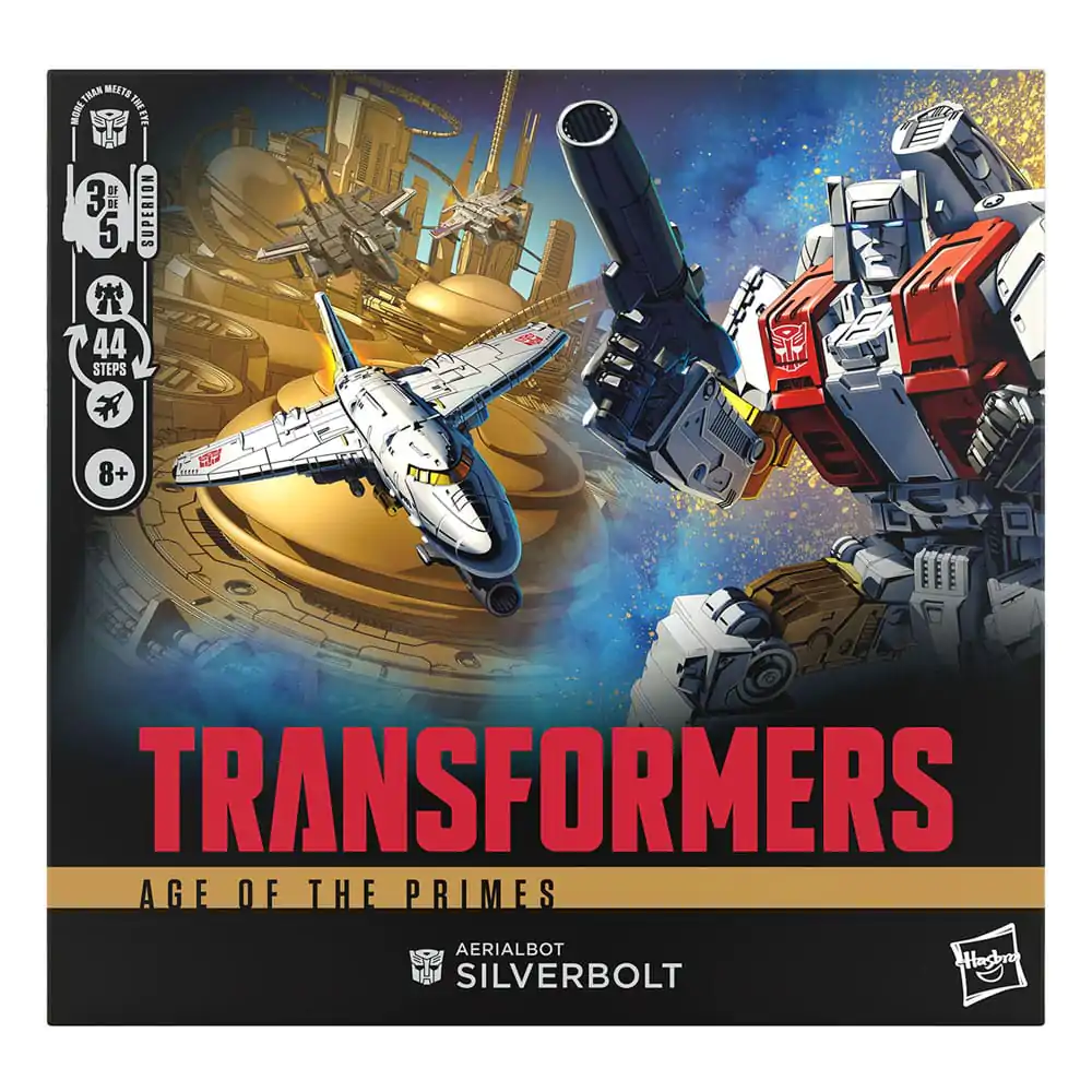 Transformers Age of the Primes Commander Class akcijska figura Aerialbot Silverbot 18 cm fotografija izdelka