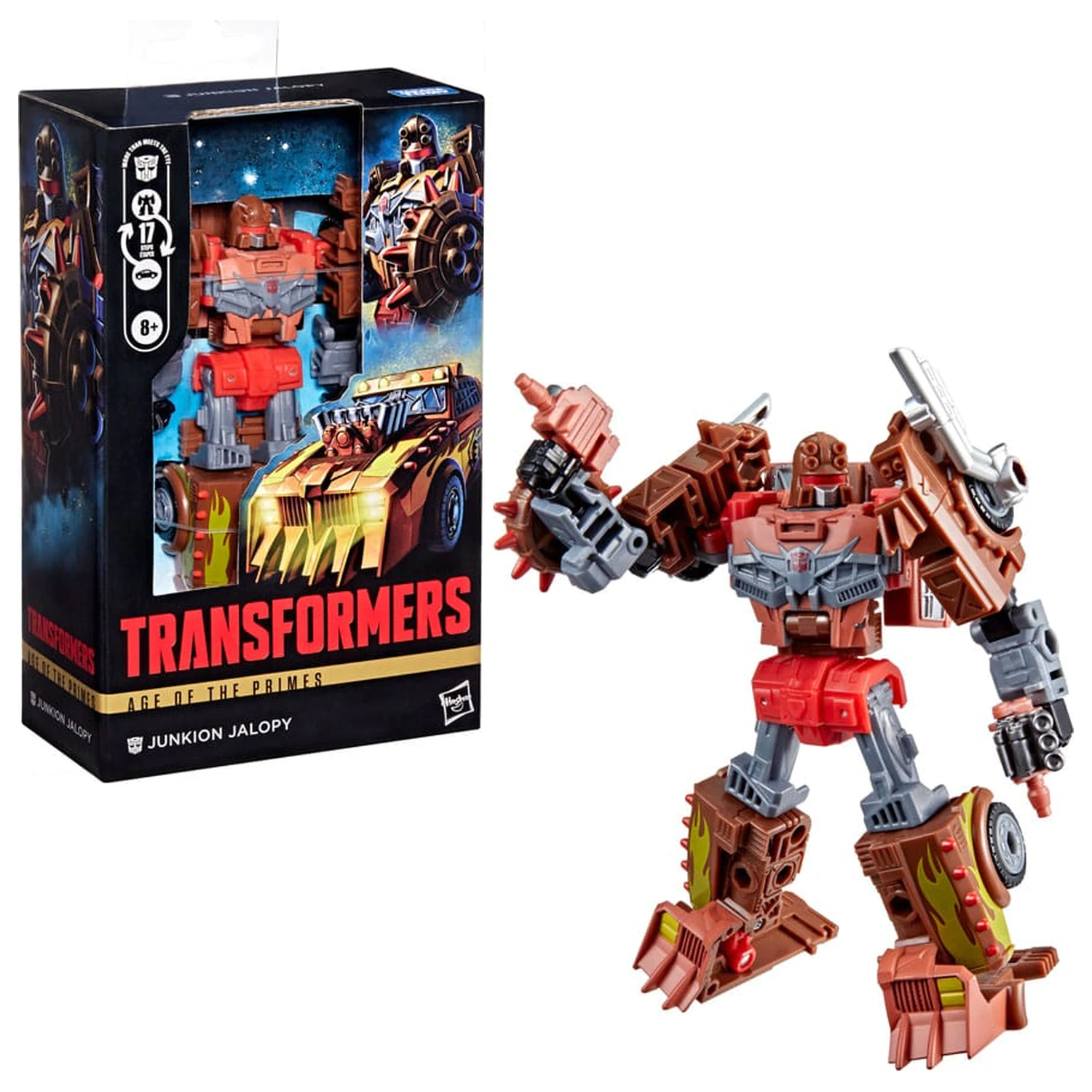 Transformers Age of the Primes Deluxe Class akcijska figura Junkion Jalopy 14 cm fotografija izdelka