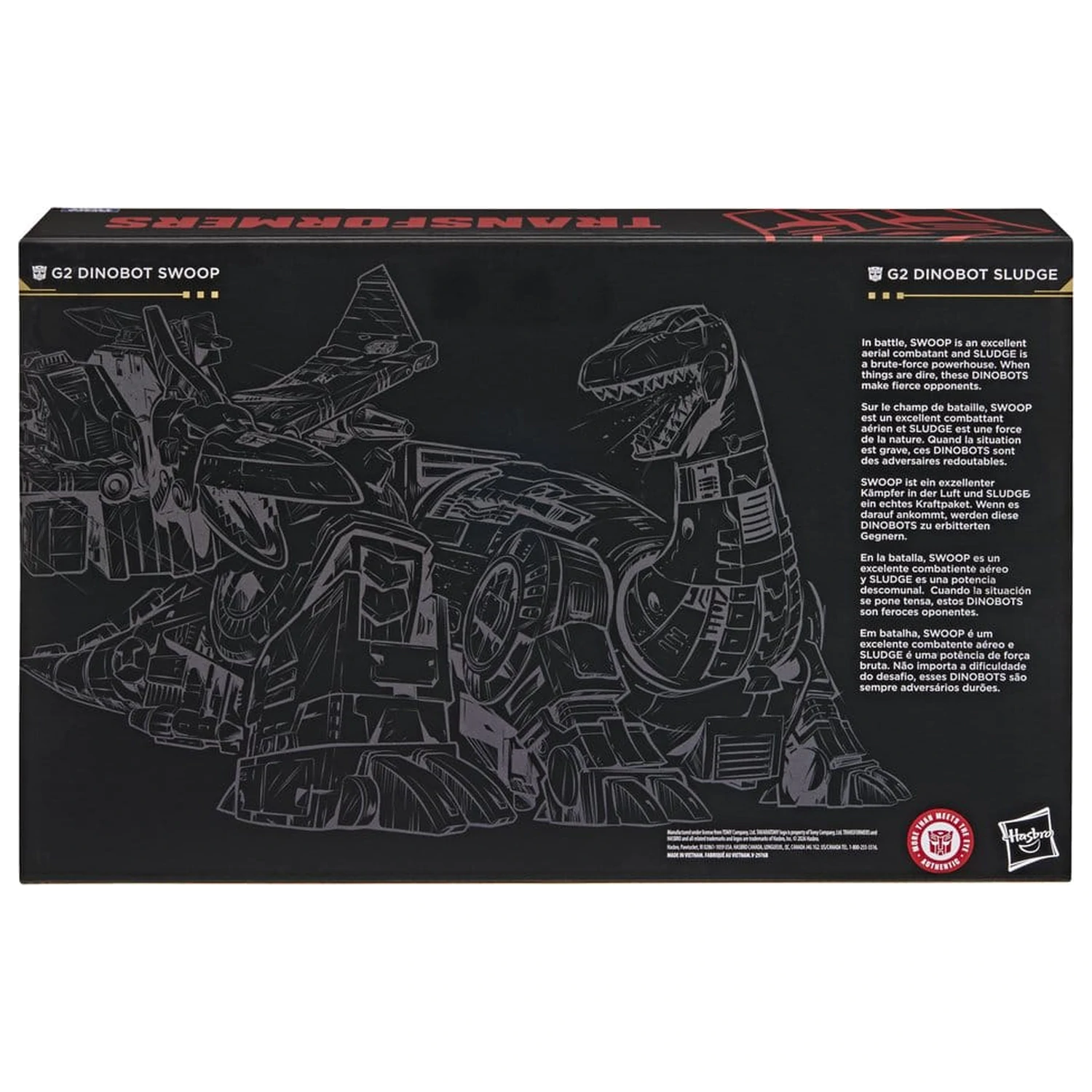 Transformers Age of the Primes Leader Class akcijska figura 2-paket G2 Dinobot Swoop & G2 Dinobot Sludge 19 cm fotografija izdelka