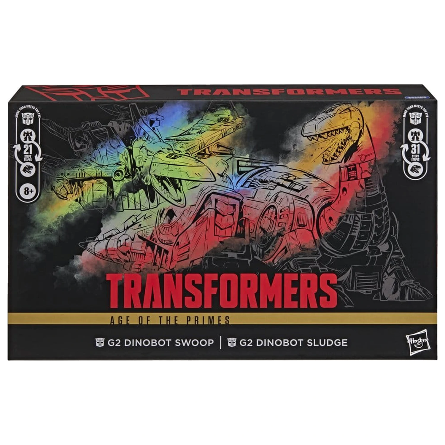Transformers Age of the Primes Leader Class akcijska figura 2-paket G2 Dinobot Swoop & G2 Dinobot Sludge 19 cm fotografija izdelka