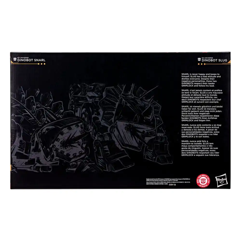 Transformers Age of the Primes Leader Class akcijska figura G2 Universe Dinobots Snarl & Slug 19 cm fotografija izdelka