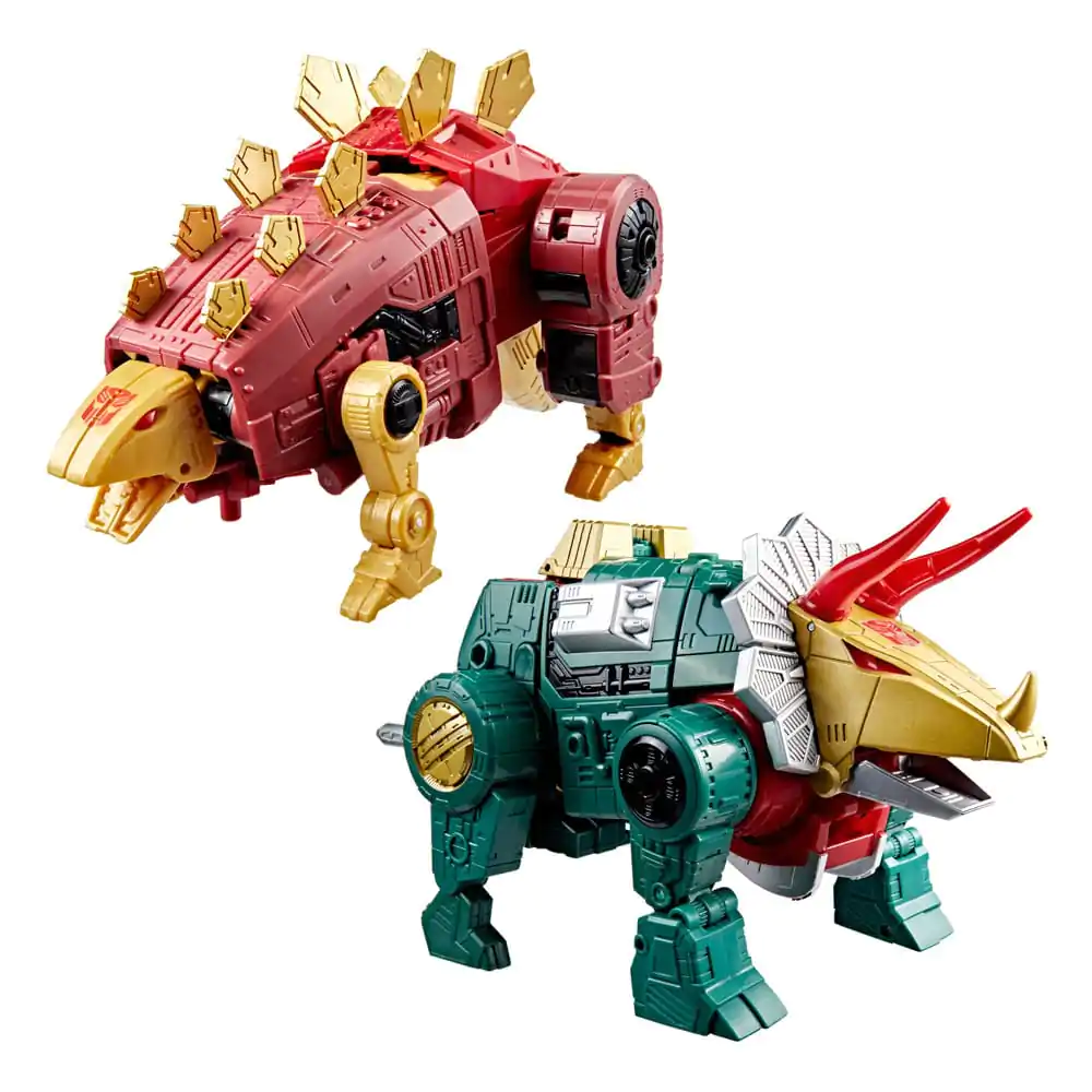 Transformers Age of the Primes Leader Class akcijska figura G2 Universe Dinobots Snarl & Slug 19 cm fotografija izdelka