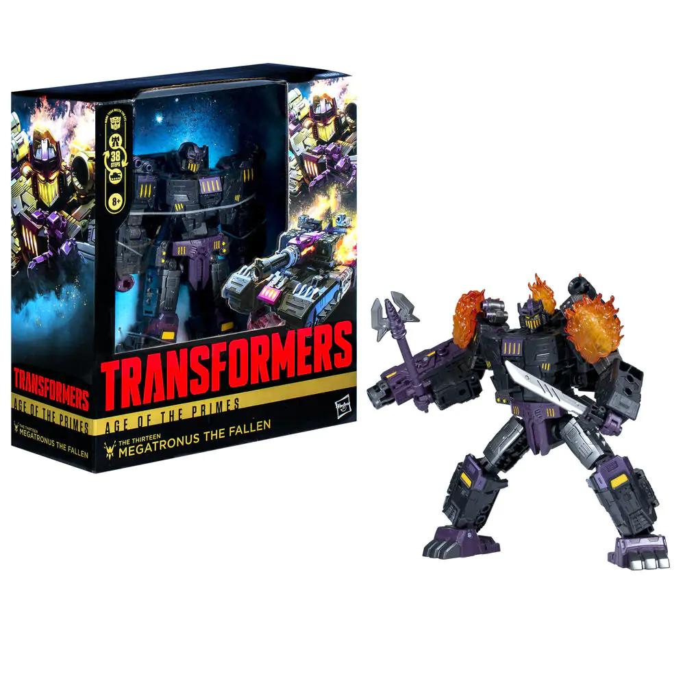 Transformers Age of the Primes The Thirteen Megatronus the Fallen figura 19 cm fotografija izdelka