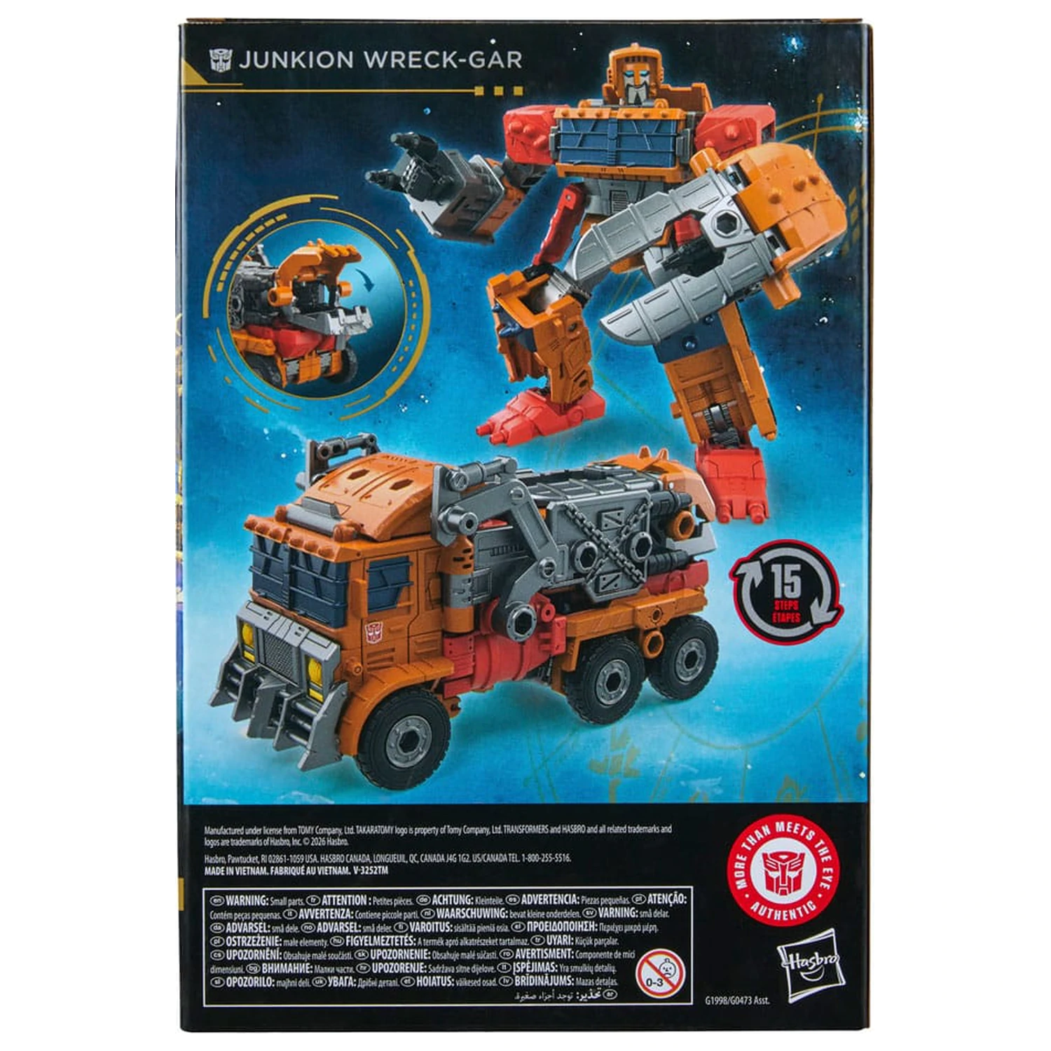 Transformers Age of the Primes Voyager Class figurica Junkion Wreck-Gar 18 cm fotografija izdelka