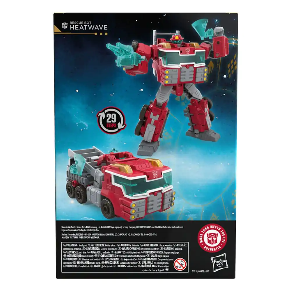 Transformers Age of the Primes Voyager Class akcijska figura Rescue Bot Heatwave 18 cm fotografija izdelka