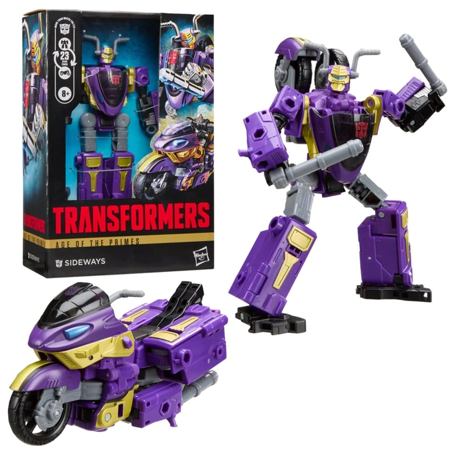 Transformers Age of the Primes Voyager Class figurica Sideways 14 cm fotografija izdelka