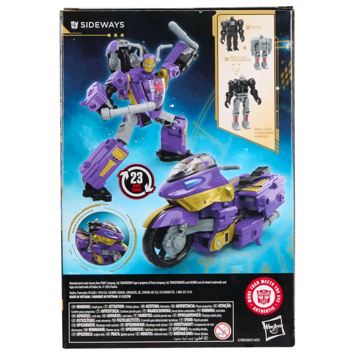Transformers Age of the Primes Voyager Class figurica Sideways 14 cm fotografija izdelka