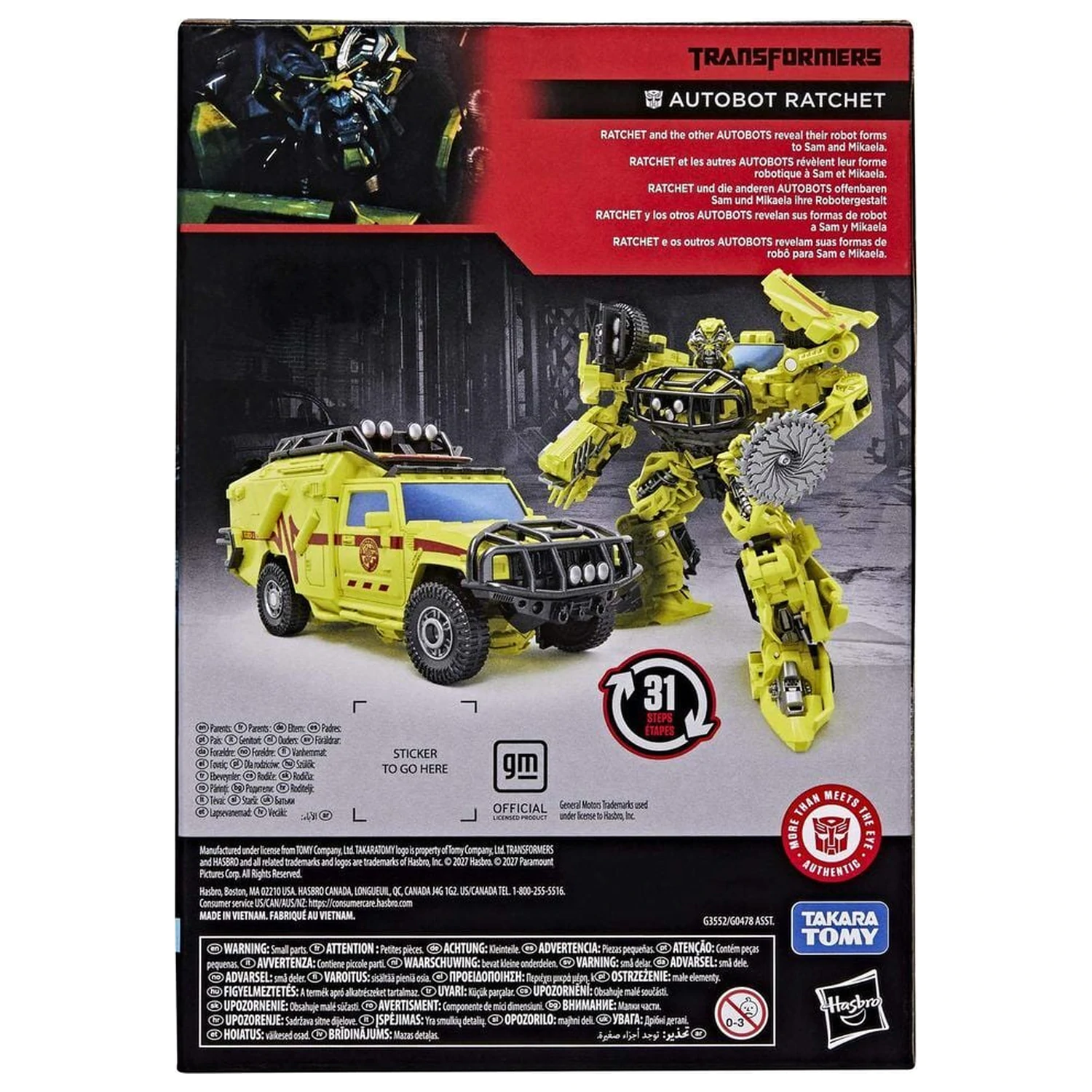 Transformers Autobot Ratchet figura 16,5 cm fotografija izdelka