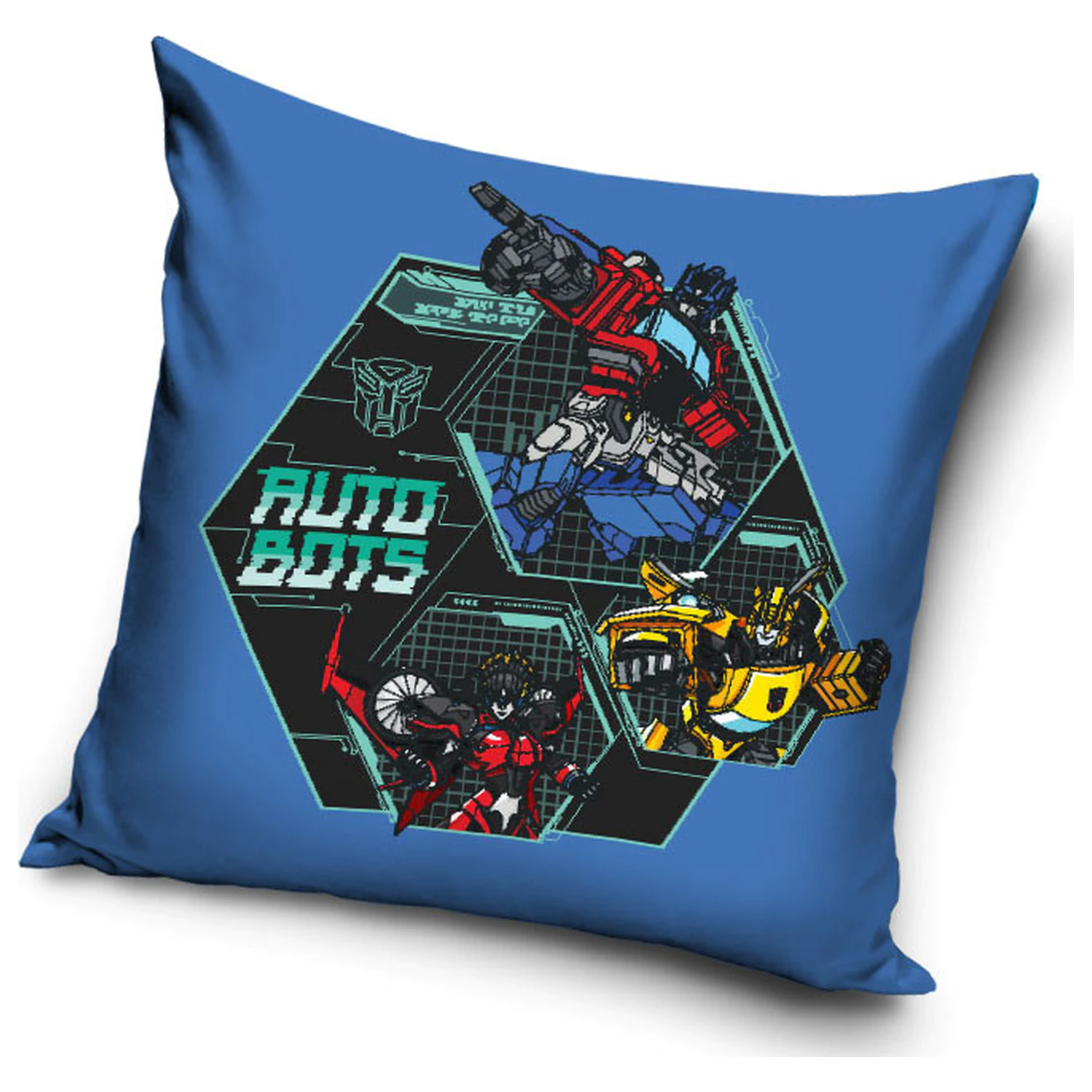 Transformers Autobots modra prevleka za vzglavnik fotografija izdelka