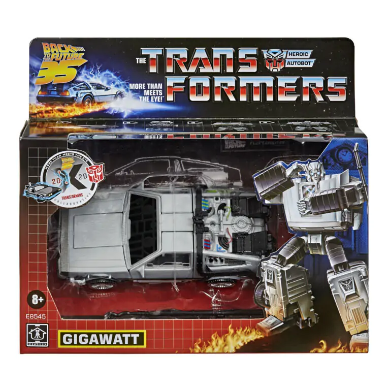 Transformers Back to the Future Delorean Gigawatt figura 14 cm fotografija izdelka
