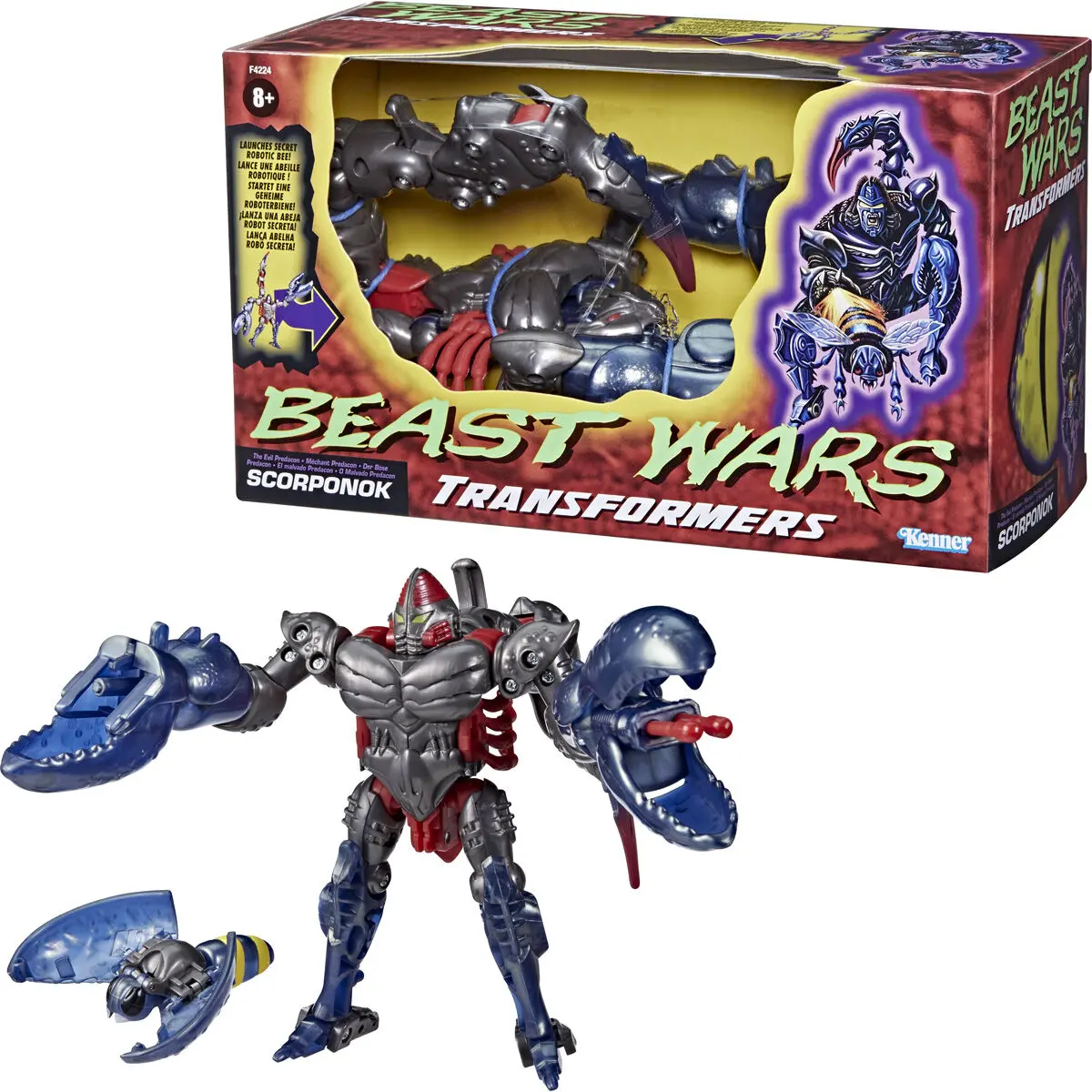 Transformers: Beast Wars Vintage akcijska figura Scorponok 23 cm fotografija izdelka