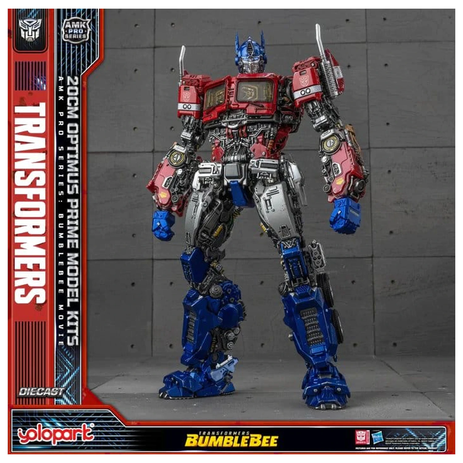 Transformers: Bumblebee AMK PRO Series Plastični Model Komplet Optimus Prime 20 cm fotografija izdelka