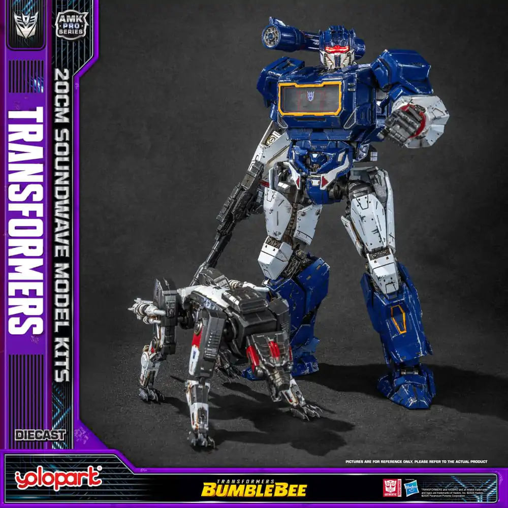 Transformers: Bumblebee AMK Pro Series Plastični Sestavljivi Model Soundwave (Oversea Version) 20 cm fotografija izdelka