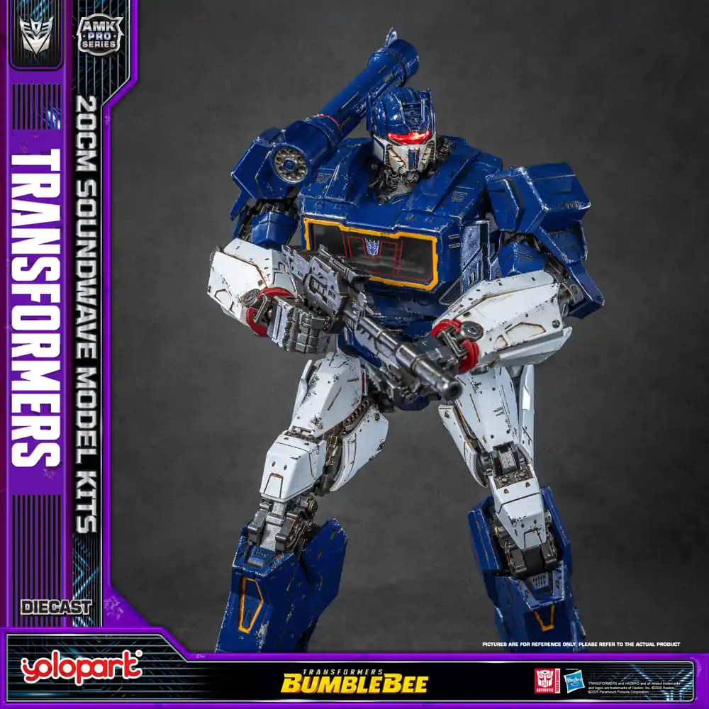 Transformers: Bumblebee AMK Pro Series Plastični Sestavljivi Model Soundwave (Oversea Version) 20 cm fotografija izdelka