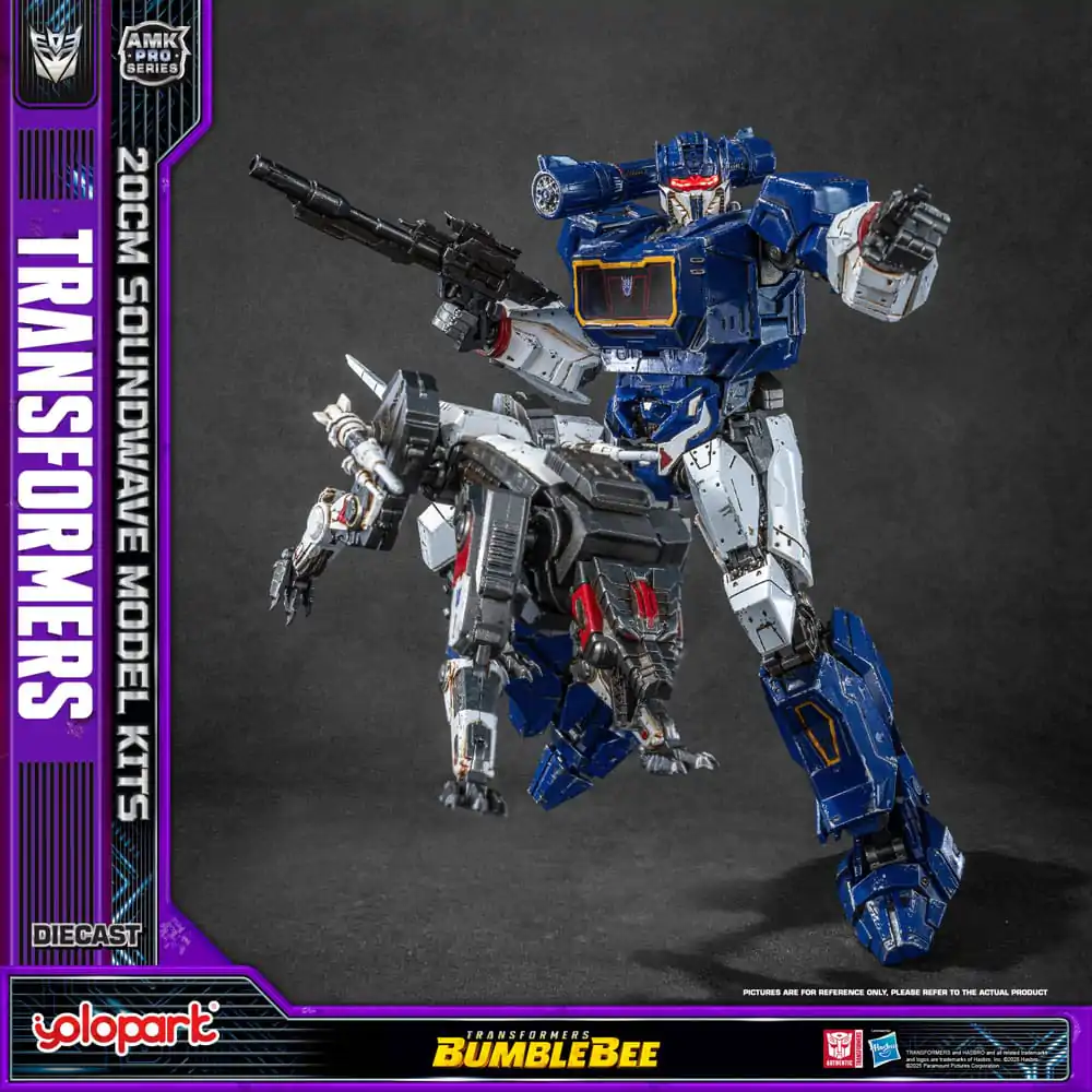 Transformers: Bumblebee AMK Pro Series Plastični Sestavljivi Model Soundwave (Oversea Version) 20 cm fotografija izdelka