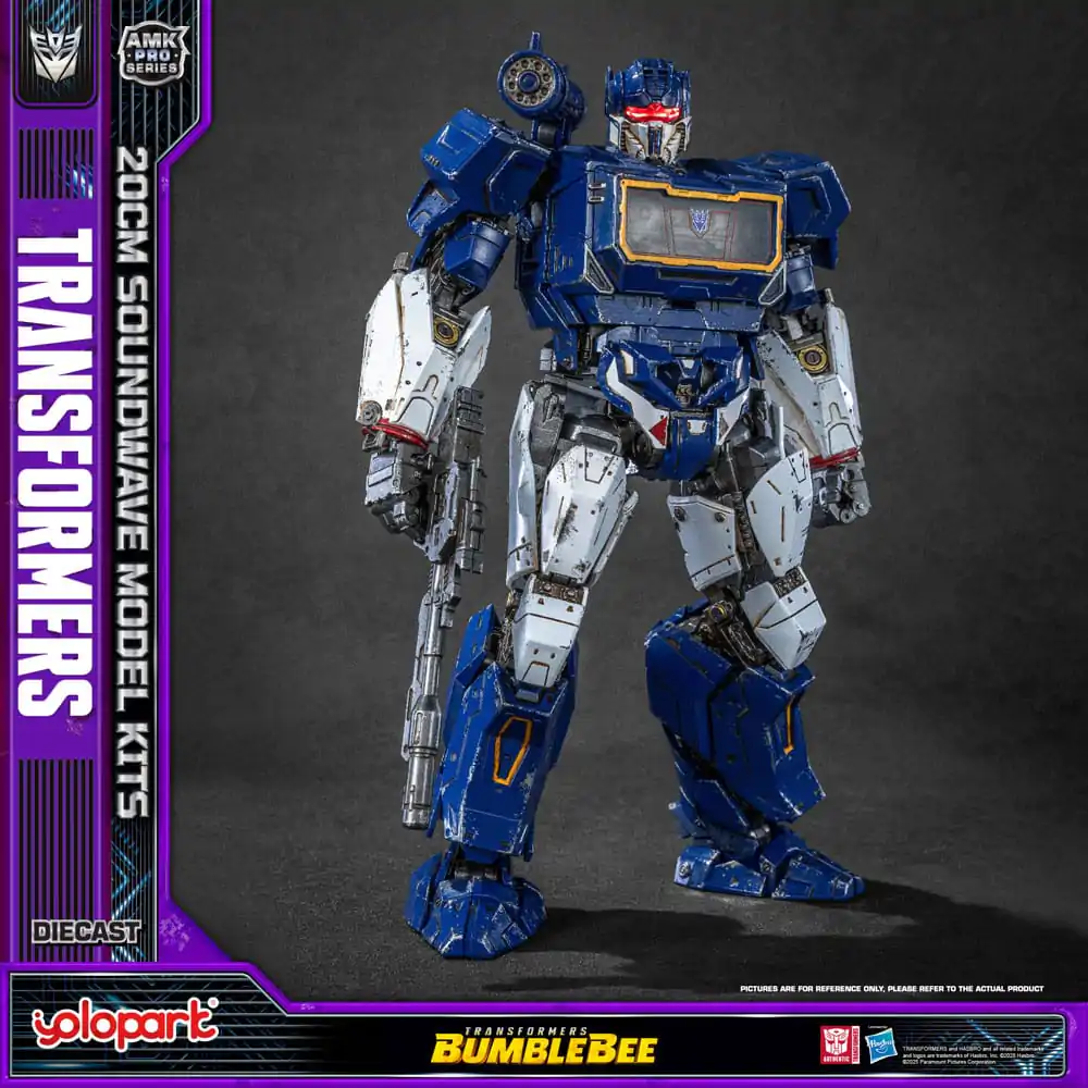 Transformers: Bumblebee AMK Pro Series Plastični Sestavljivi Model Soundwave (Oversea Version) 20 cm fotografija izdelka