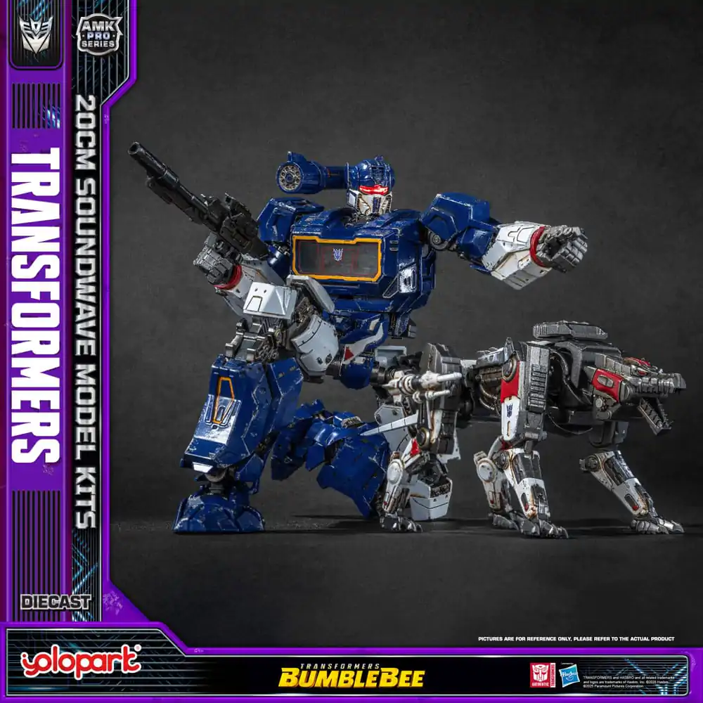 Transformers: Bumblebee AMK Pro Series Plastični Sestavljivi Model Soundwave (Oversea Version) 20 cm fotografija izdelka