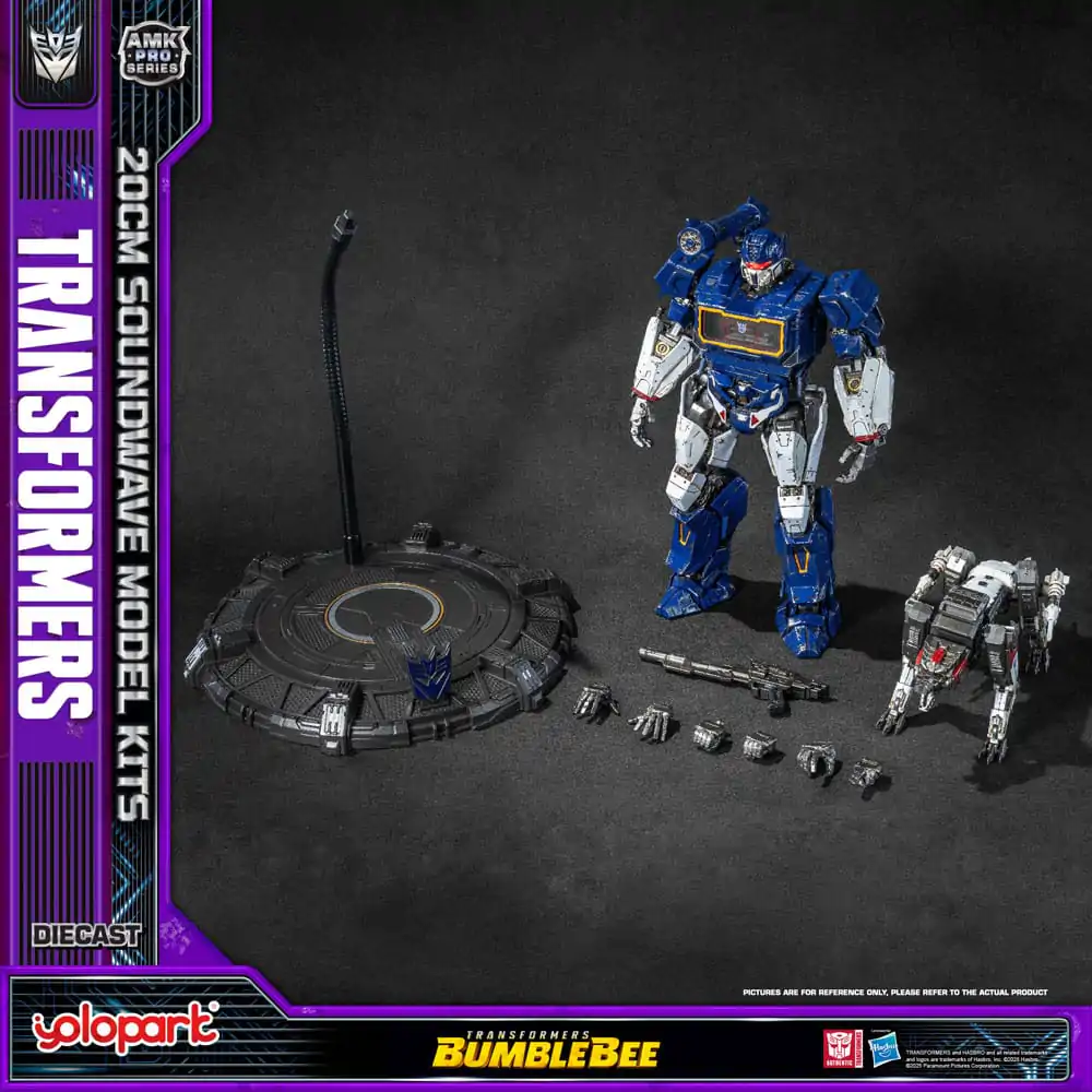 Transformers: Bumblebee AMK Pro Series Plastični Sestavljivi Model Soundwave (Oversea Version) 20 cm fotografija izdelka