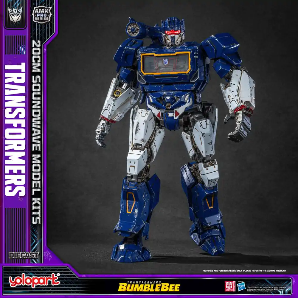 Transformers: Bumblebee AMK Pro Series Plastični Sestavljivi Model Soundwave (Oversea Version) 20 cm fotografija izdelka