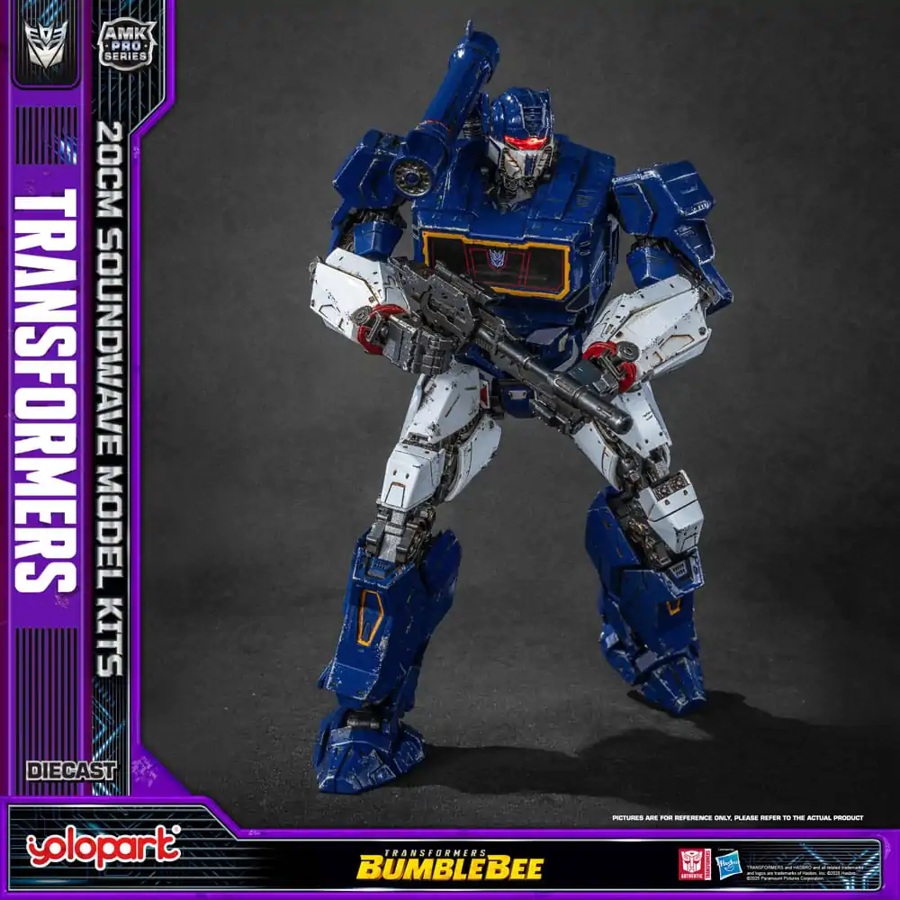 Transformers: Bumblebee AMK Pro Series Plastični Sestavljivi Model Soundwave (Oversea Version) 20 cm fotografija izdelka