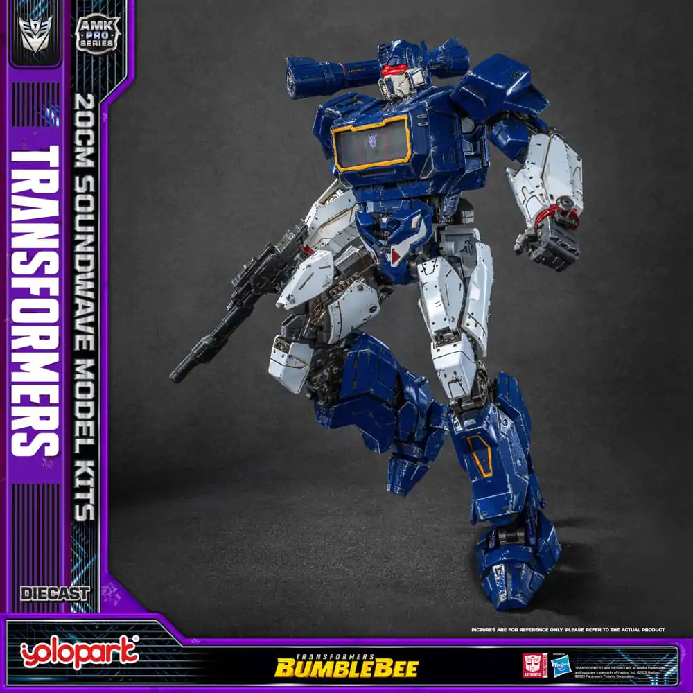 Transformers: Bumblebee AMK Pro Series Plastični Sestavljivi Model Soundwave (Oversea Version) 20 cm fotografija izdelka