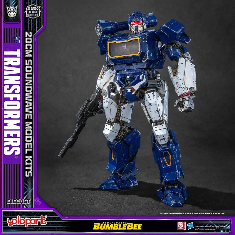Transformers: Bumblebee AMK Pro Series Plastični Sestavljivi Model Soundwave (Oversea Version) 20 cm fotografija izdelka