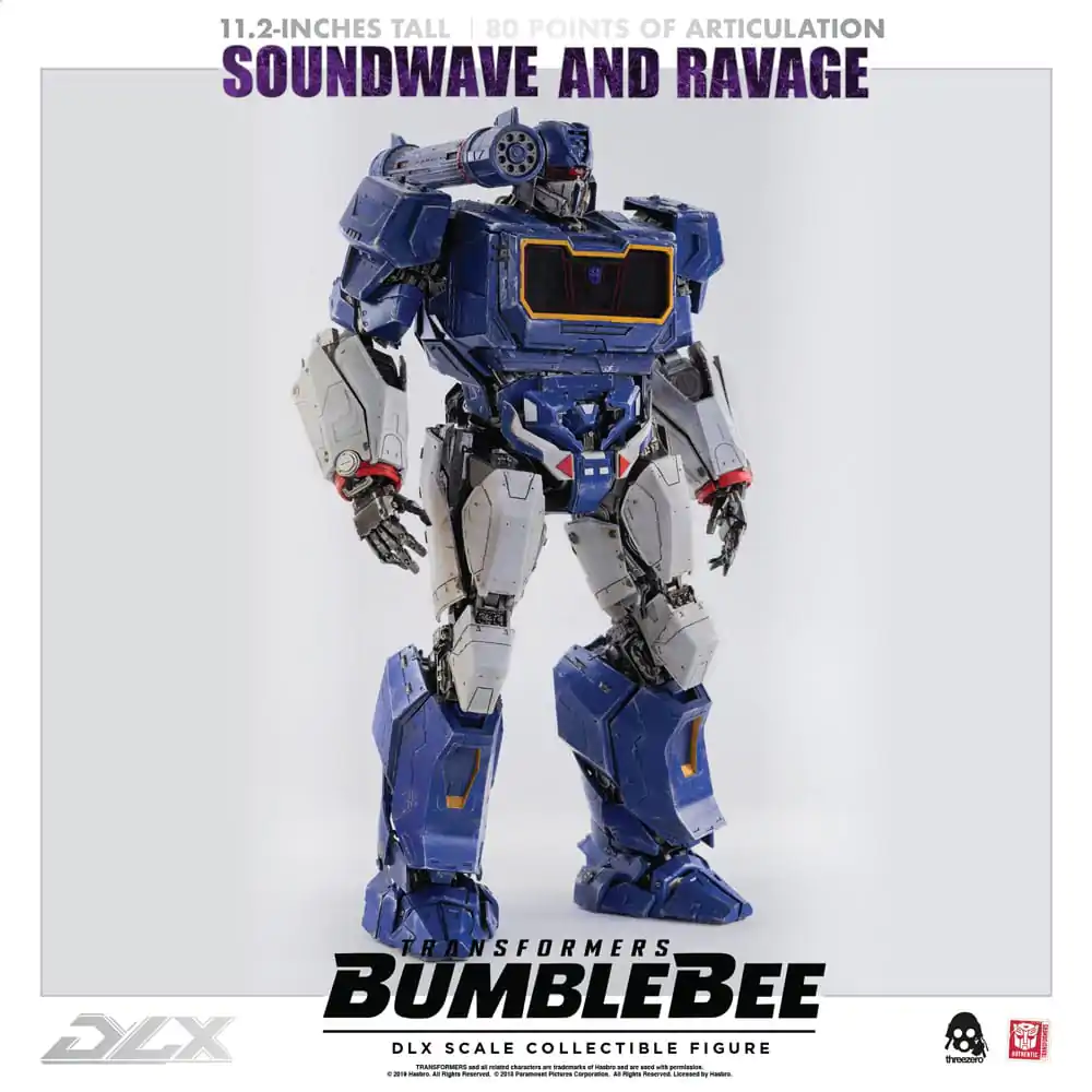 Transformers Bumblebee DLX Akcijska figura 2-paket 1/6 Soundwave & Ravage 28 cm fotografija izdelka