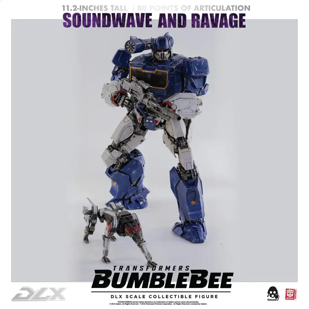 Transformers Bumblebee DLX Akcijska figura 2-paket 1/6 Soundwave & Ravage 28 cm fotografija izdelka