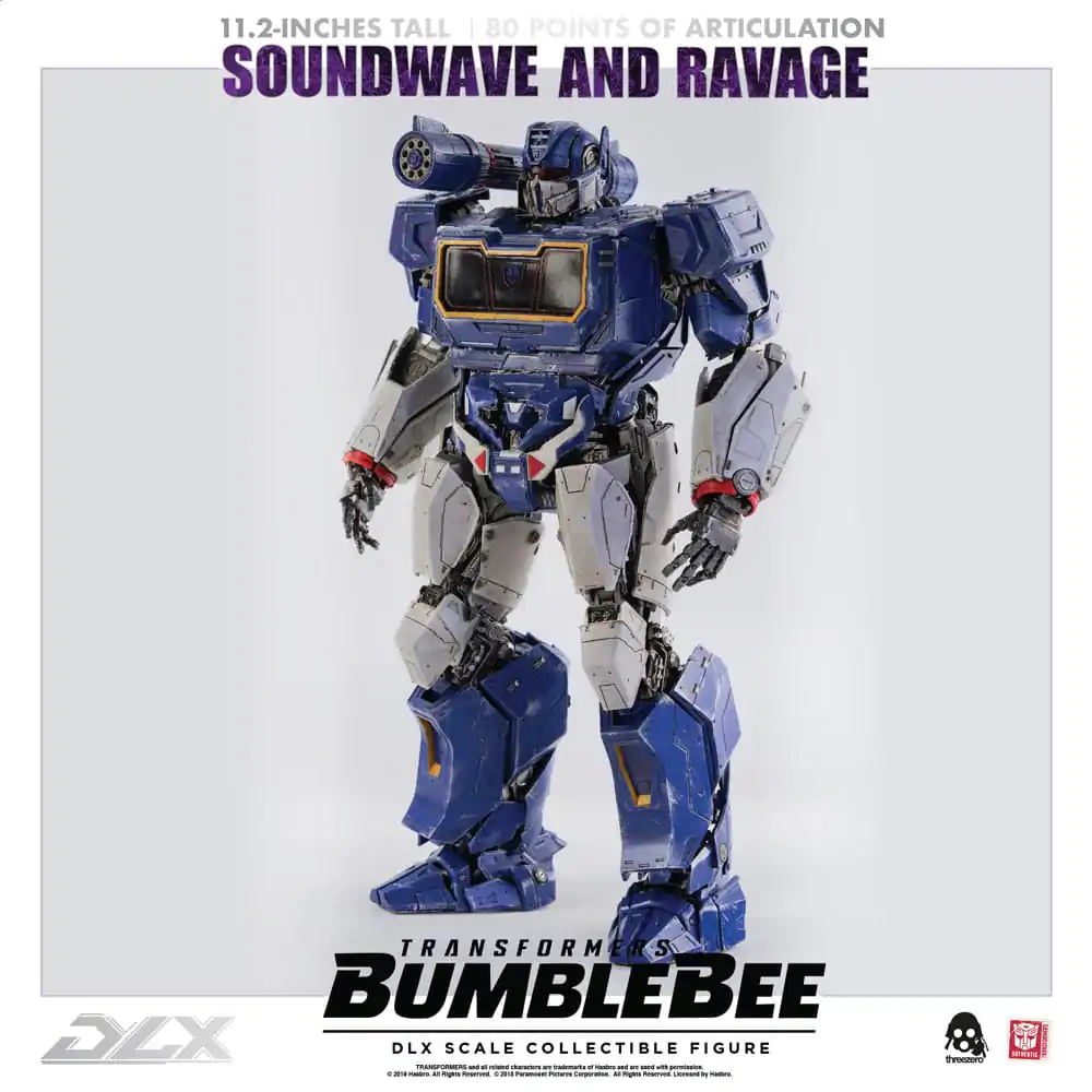 Transformers Bumblebee DLX Akcijska figura 2-paket 1/6 Soundwave & Ravage 28 cm fotografija izdelka
